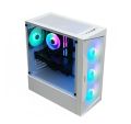 10th Gen Gaming PC - i3 10th Gen Processor, Gigabyte H410M S2 V3, 8GB DDR4 RAM, 256GB NVMe M.2, 2GB Nvidia GTX 750 Graphics Crad, Sonic White RGB Side Glass Case, 500 Watts PSU 80 Plus. 