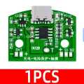 8w Type-C Table Lamp Circuit Board USB Charging Three Gear Stepless Dimming Led Touch Small Night Lamp Control Module green. 