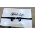 Clip On Handlebar Motorcycle CNC Cafe Racer Handlebar Adjustable 24-31MM 2pc Handlebar Handlebar Fork Clipon. 