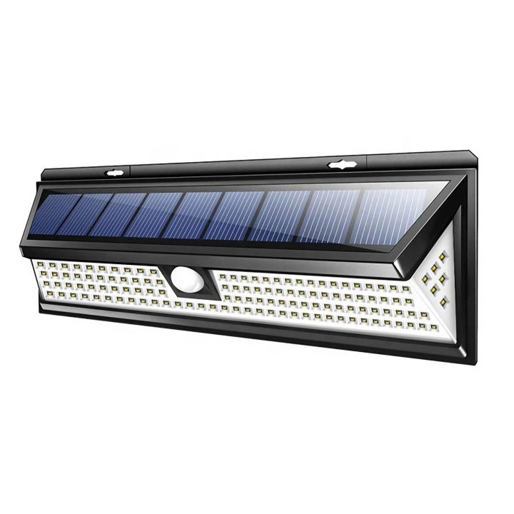 Solar Light Outdoor, 118 LEDs PIR Motion Sensor Weatherproof For Wall Fence
