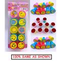 Pack of 10 Stamps | Stamps for kids | Emoji, Faces, cartoon, compliments | stamp set | cartoon stamps | stamps for art | school stamps. 