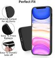 iPhone 13 Pro Max Black Soft Silicon Back Cover. 