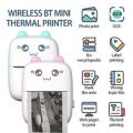 Mini Pocket Printer, Gifts for kids, Portable Thermal Printer for Pictures/Retro-Style Photos/Receipts/Notes/Lists/Label/ Memo/QR Codes, Bluetooth Wireless Smart Printer with Android or iOS APP. 