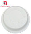 Pack of 50 - Disposable Plates Styrofoam white - Large Size. 