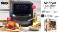 DSP KB2030 Digital 12L Large Size Air Fryer With Rotissire Grill. 