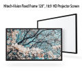 Hitech-Vision Fixed Frame Projector Screen - Matt White 120" 16:9 (8.75 ft x 4.9 ft). 