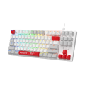 Bloody S310N RGB BLMS Mechanical Gaming Keyboard - BLMS Red Plus Switch - Hot Swappable - Quiet Typing - 1000 Hz Report Rate. 