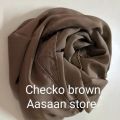 Luxury - Plain Chiffon Georgette Hijab Stoller Scarf- Multicolour Dupattas for girls and women - Top Quality. 