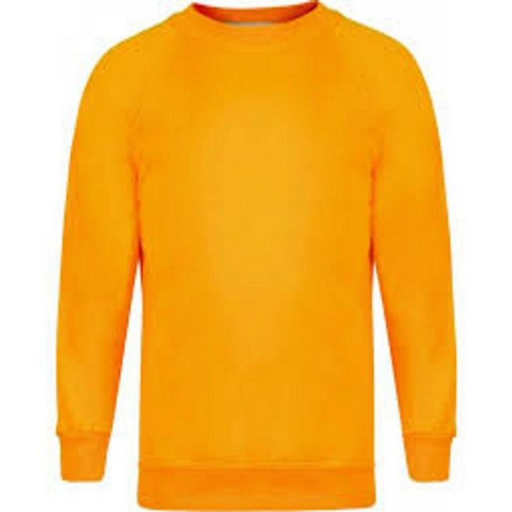 Yellow Plain Sweatshirt
