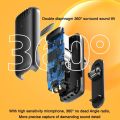 【COD+Ready Stock + FREE Shipping 】J13 Wireless Lavalier Microphone for iPhone Android Mobile Phone Professional Video Recording Mic for Laptop PC Live Audio. 