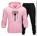 ANIME BEHIND TRACKSUIT DESIGN High Quality Winter Fleece Print Tracksuit GYMWEAR STRECHABLE  BREATHABLE Export Quality Kangaroo Hoodie + Trouser For Boys N Men Track Suit. 