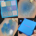 9 Colors Makeup Green Eyeshadow Pallete Blue Eyeshadow Palette Shimmer Glitter Matte Shades Neon Shiny Eye Shadow Eye Pigments. 