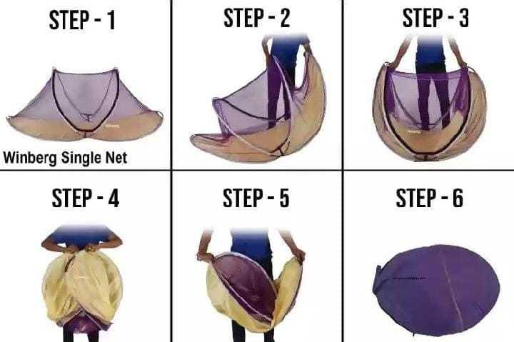 Hafzan's%20Multi-color%20Single%20Bed%20mosquito%20net%207%20X%203.5%20Ft%20Machardani%20%7C%20Machar%20dani%20-%20Image%206