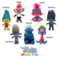DreamWorks - Trolls World Character 25cm Soft Cuddly Plush Toys For Kids. 