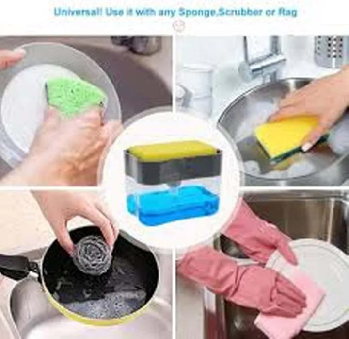 Soap%20Dispenser%20and%20Sponge%20Caddy,%202%20in%201%20Designed,%20Sponge%20Holder%20Soap%20Storage%20Container%20for%20Kitchen,Counter%20Top%20and%20Sink.%20(13%20Ounces)%20-%20Image%202