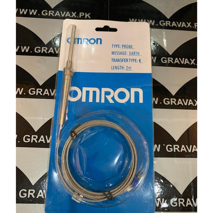 OMRON K TYPE THERMOCOUPLE TEMPERATURE SENSOR WITH 2M WIRE CABLE FOR INDUSTRIAL TEMPERATURE CONTROLLER