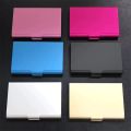 Wholesale Fashion Business Card Holder Aluminum Alloy Box Card Organizer Women Men Metal Credit Cards Case Thin Purse Wallet. 