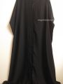 Light Abaya without Stone work | Light-weight Abaya Suitable Women | Straight Plain Black Abaya for Casual Use | Front Open Simple Black Abaya | Front Closed Simple Black Abaya | Nidah Fabric Abaya for Casual Wear | Plain Black Abaya for Everyday. 