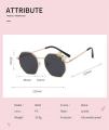 Trendy Fashion Boys and Girls Bow Metal Sunglasses B010 Polygon Trend Children's Sun Glasses Kids Outdoor UV400 Eyewear. 