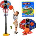 Basketball Sports Game Toy Set With Height Adjustment Basketball Stand and Basketball Included - Multicolor - F10653. 