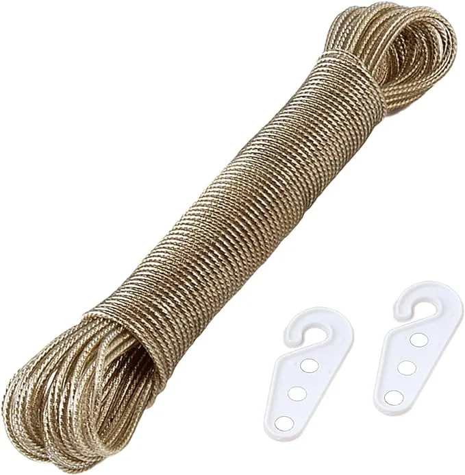 Wet%20Cloth%20Laundry%20Rope%20Pvc%20Coated%20Metal%20Cloth%20Drying%20Wire%2020%20Metres%20Nylon%20Clothes%20Line%20For%20Drying%20Clothes%20With%202%20Free%20Hooks%20for%20Clothing%20-%20Image%202