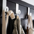 IKEA SEKINER hook for Door white Over Door Hook - Towel Hanger Organizer, Hanging Storage for Hat, Coats, Purses, Scarves, Clothes - Best quality clothes organizer. 