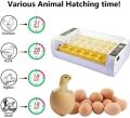 HHD 24 Eggs Incubator, Hatching Automatic Machine for Chicken Goose Duck Birds Poultry Hatcher Temperature Moisture Control. 
