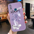BILI for Vivo Y15 Y17 Y12 Cover Purple Butterfly Lens Protection Soft PU Leather Phone Cases. 