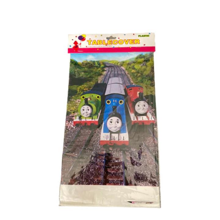 TRAIN THEME TABLE COVER ( 108 CM X 180 CM )