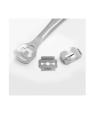 Pedicure Callus Remover - 10 Blades - Silver. 
