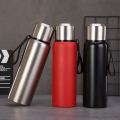 Imported 600ml / 800ml / 1000ml Russian Army Style Double Walled Stainless Steel Vacuum Insulated Water Bottles Outdoor Portable Water Bottle Portable Large Capacity Insulated Cup Military Vacuum Flask. 