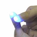 FeelinGirl 1Pair Finger Lights Tricks Finger Light Thumbs Light Finger Prank Toy Tool for Perform Halloween. 