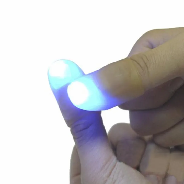 FeelinGirl%201Pair%20Finger%20Lights%20Tricks%20Finger%20Light%20Thumbs%20Light%20Finger%20Prank%20Toy%20Tool%20for%20Perform%20Halloween%20-%20Image%204