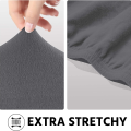 7 Seater L Shape Sofa Cover -2 Pieces - 4+3 Size - Cotton Jersey. 
