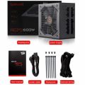 Redragon RGPS 600W Full Module Gaming PC Power Supply 80PLUS Bronze (GC-PS003). 