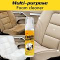 Multi-Purpose Foam Cleaner Spray - Versatile Cleaning Solution for Cars and Homes, Strong Decontamination and Grease-Free Formula. 