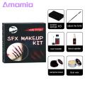 Amamia Body Scar Wax Blood Gel Halloween Face Body Paint Wound Makeup Kit. 