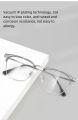 Half Frame Glasses Men's Retro Glasses Anti Blue Light Eye Protection Flat Light Glasses. 