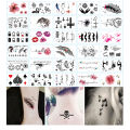 30 Sheets Waterproof Temporary Tattoo Stickers Body Art Water Transfer Tattoos - I. 