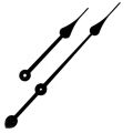 12 Inch Wall Clock Hands Set for Repair and Replacement Durable and Easy to Install. 