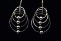 Trendy Statement Jewelry Gold Color Multiple Circles Earrings For Women Exaggerated Drop Earrings Girls Earrings Gift for her Women Earring Party Earrings Earrings for her. 
