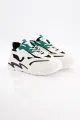 Lace-Up Black Chunky Sneakers for Women and Girls - H209. 