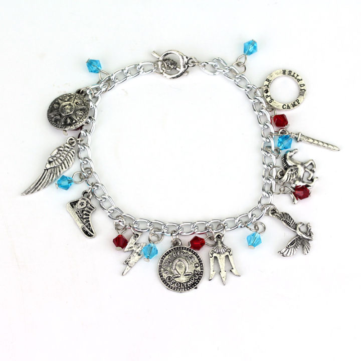 New Design Percy Jackson Charm Bracelet Alloy Jewelry Vintage Bracelet