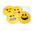 Smiley Round Emoji Pillow 24cm Medium Size with Filling or Cover Only, Soft Cushions for Home Decor and Gifts. 