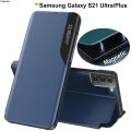 【Dislikelike】Smart View Window leather case for Samsung Galaxy S22 S21 S20 S10 Note 20 10 S20FE S21FE A52 A72 A53 A73 A33 Flip magnetic Cover. 