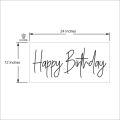 Elegant and Customised Happy Birthday Neon sign with extra-ordinary Neon light design and Bright neon signboard colors. High quality of customization, Customised Neon Name, Neon lights for room, Neon couple names and Happy birthday or event neon signs. 