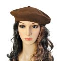2022 Fashion Women Wool Berets Winter Hats Solid Color Female Bonnet Caps All Matched Warm Walking. 