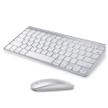 Portable Ultra Slim Mute Bluetooth Keyboard Mouse Combo Low Noise Wireless Keyboard for iPad or Mac PC. 