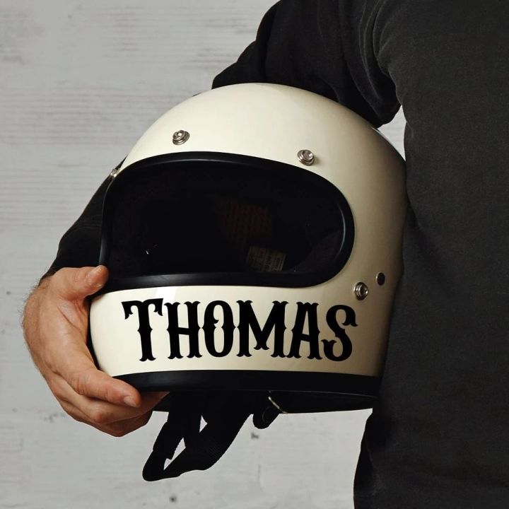 Motorcycle Bike Helmet CUSTOMIZE Stickers | Waterproof Vinyl Sticker for Helmet Visor | Customer Label Decals | Helmet Decoration Stickers