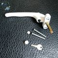 Universal Window Handle Set Aluminum Alloy Cranked Double Glazing Locking Replacement Door Handles. 